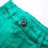 BASADINA Boys Shorts with Adjustable Waist School Chino Shorts for Kid 5-14 Years Green view 3