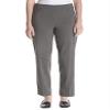 Alfred Dunner Women's Allure Pants, Charcoal, 16 view 1