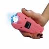 Terminator Stun Gun SHT10-999MV with Ear Piercing Siren and Bright Flashlight (Red) view 1
