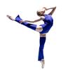 Baiwu Dance 117141003 Tactel Ballet Leotards Chinese Style Ballet Leotards Contrast Color (Royal Blue+Black, M) view 2