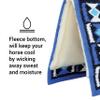 Professional's Choice Comfort-Fit SMX Air Ride Pad: Hourglass | Absorbs Shock & Improves Saddle Fit | Black/Royal Blue view 4