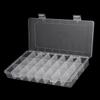 Aexit Plastic 24 Tool Organizers Compartments Electronic Component Jewelry Storage Tool Boxes Box Clear view 2