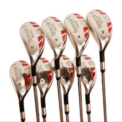 iDrive Hybrids Left Handed Senior Mens Golf All Complete Full Set, which Includes: #3, 4, 5, 6, 7, 8, 9, PW Senior Flex with Tacki-Mac Midsize Grips New Utility A Flex Clubs