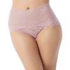 iB-iP Women's Sexy Lace Knickers See Through Underwear High Waist Hipster Panties, Size: 10, Pale Pink view 1