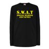 lepni.me Kids T Shirt SWAT Unit - United States Special Weapons and Tactics Team - Military Equipment (14-15 Years Black Yellow) view 1