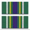 United States Army Korea Defense Service Medal Ribbon Decal Sticker 3.8" view 1