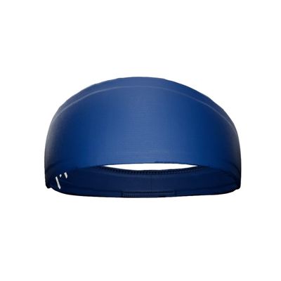 20+ Designs! Unisex Headband/Sweatband. Best for Sports, Fitness, Working Out, Yoga. Tapered Design. (Solid Navy)