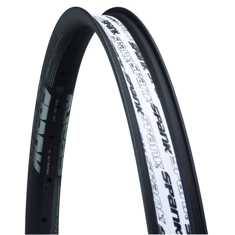 Spank 350 Rim (29, Black), Clincher Rim, Optimized for ASTM-4, All Mountain, Trail and Enduro, Lateral Stiffness and predictable handling, For Medium to Light Riders
