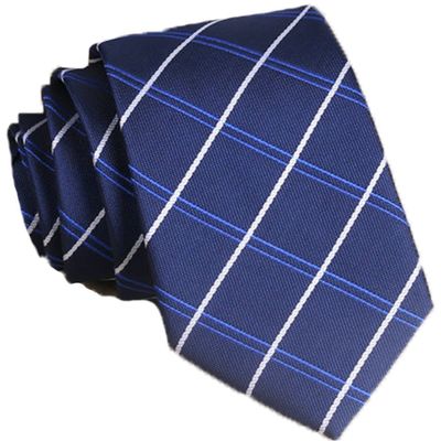 Flairs New York Collection Neck Tie (Midnight Blue/Blue/White [Plaids])