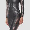 2XU Women's Propel Pro Wetsuit (Black/Melon, XL) view 4
