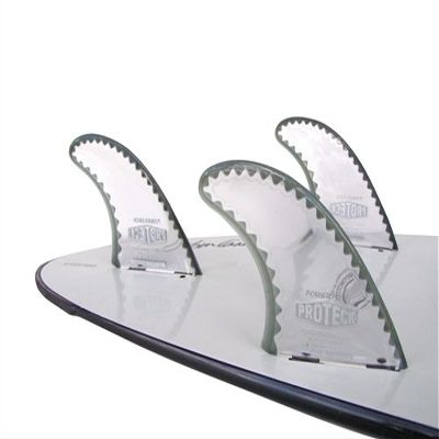 SurfCo - Pro Teck 4" Power Flex Fin Grom Thruster Set - FCS (Set of 3 fins)