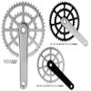 OnebyESU Jay Crank W Chainring SL 49/33 Silver 49/33 view 3
