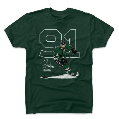 500 LEVEL Tyler Seguin Shirt (Cotton, XX-Large, Forest Green) - Tyler Seguin Number W WHT