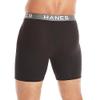 Hanes Ultimate Men's Comfort Flex Fit Boxer Briefs, Ultra Soft Cotton Modal Blend, Black/Grey/Blue-4 Pack, Large view 3