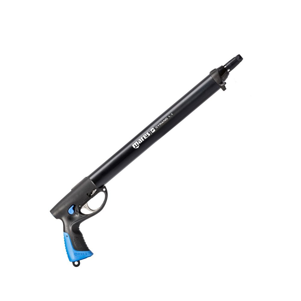 Mares Cyrano 1.1 Speargun for Spearfishing - Lightweight Hydrodynamic Smooth Firing Easy-to-Load Pneumatic Spear Gun with Carrying Bag Included - 42 cm with No Power Regulation