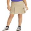 Classroom Uniforms Big Girl's Plus Size Pleated Scooter Skirt, Khaki, 20h view 4