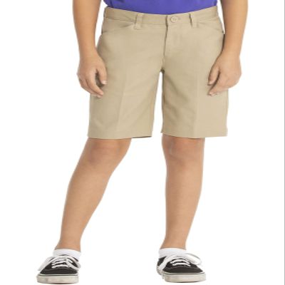 Classroom School Uniforms girls Plus Size Low Rise Khaki Shorts, Khaki, 16 Husky