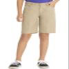 Classroom School Uniforms girls Plus Size Low Rise Khaki Shorts, Khaki, 16 Husky view 3