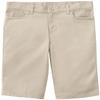 Classroom Uniforms Big Girl's Plus Size Adj. Matchstick Narrow Leg Short Shorts, Khaki, 8h view 1
