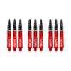 Red Dragon Nitrotech Short Shafts - Red - 3 Sets per Pack (9 shafts in Total) & Red Dragon Checkout Card view 1