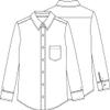Classroom School Uniforms Boys' Little Long Sleeve Oxford Shirt, Light Blue, 6 view 2