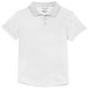 Classroom Uniforms Little Girl's Girls Fit Moisture Wicking Polo Shirt, sos White, XS view 1