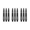 Red Dragon Nitrotech Short Shafts - Solid Black - 3 Sets per Pack (9 shafts in Total) & Red Dragon Checkout Card view 1