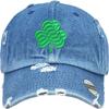 ALLNTRENDS Adult Hat Shamrock St Patrick's Vintage Dad Embroidered Irish (Camo) view 2