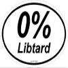 0% Libtard Political Pro-Trump Anti-Liberal NRA Window Sticker Decal view 1