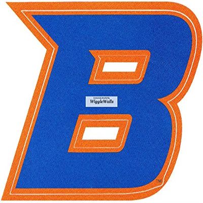 4 Inch BSU Broncos Boise State University Logo Removable Wall Decal Sticker Art NCAA Home Room Decor 4 by 3 Inches