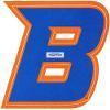 4 Inch BSU Broncos Boise State University Logo Removable Wall Decal Sticker Art NCAA Home Room Decor 4 by 3 Inches