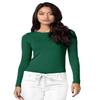 Adar Uniforms Underscrubs for Women 2 Pack - Long Sleeve Comfort Tee - 2902 - Hunter Green - 2X view 2