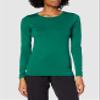 Adar Uniforms Underscrubs for Women 2 Pack - Long Sleeve Comfort Tee - 2902 - Hunter Green - 2X view 3
