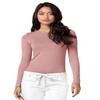 Adar Uniforms Underscrubs for Women 2 Pack - Long Sleeve Comfort Tee - 2902 - Blush - XXS view 2