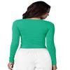 Adar Underscrubs for Women 2 Pack - Long Sleeve Underscrub Comfort Tee - 2902 - Spearmint - XXS view 3