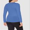 Adar Uniforms Underscrubs for Women 2 Pack - Long Sleeve Comfort Tee - 2902 - Ceil Blue - 3X view 3