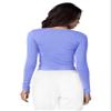 Adar Uniforms Underscrubs for Women 2 Pack - Long Sleeve Comfort Tee - 2902 - Ceil Blue - 3X view 4