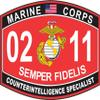 Combat Infantry Badge (CIB) 4th Award License Plate view 1