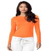 Adar Uniforms Adar Underscrubs for Women 2 Pack - Long Sleeve Underscrub Comfort Tee - 2902 - Neon Orange - 3X view 2