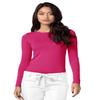 Adar Uniforms Underscrubs for Women 2 Pack - Long Sleeve Comfort Tee - 2902 - Fuchsia - M view 2