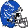 2 Inch BSU Broncos Football Helmet Boise State University Logo Removable Wall Decal Sticker Art NCAA Home Room Decor 2 by 2 Inches