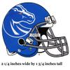 2 Inch BSU Broncos Football Helmet Boise State University Logo Removable Wall Decal Sticker Art NCAA Home Room Decor 2 by 2 Inches view 2