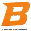 4 Inch BSU Broncos Boise State University Logo Removable Wall Decal Sticker Art NCAA Home Room Decor 4 by 3 Inches view 2