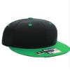 Diversity & Inclusion D&I. Plain Adjustable Snapback Hats Caps Flat Bill Visor - Black Green view 1