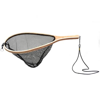 Cortland Line Fairplay Black Teardrop Wooden Fishing Net