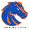 3 Inch Duster Bronco BSU Broncos Boise State University Logo Removable Wall Decal Sticker Art NCAA Home Room Decor 3 by 2 Inches view 2