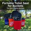 [2 Pack] Emergency Zone Honey Bucket Style Toilet Seat for 5 Gallon Bucket | Portable Toilet for Camping, Hiking, Boating, or Emergencies for When Nature Calls view 2