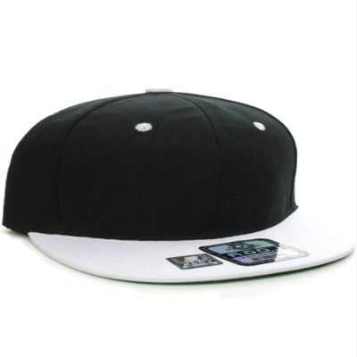 Diversity & Inclusion D&I. Plain Adjustable Snapback Hats Caps Flat Bill Visor - Black White
