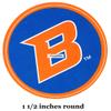 1.5 Inch BSU Broncos Boise State University Logo Removable Wall Decal Sticker Art NCAA Home Room Decor 1 1/2 Inches view 2