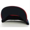 Diversity & Inclusion D&I. Plain Adjustable Snapback Hats Caps Flat Bill Visor - Navy Red view 2
